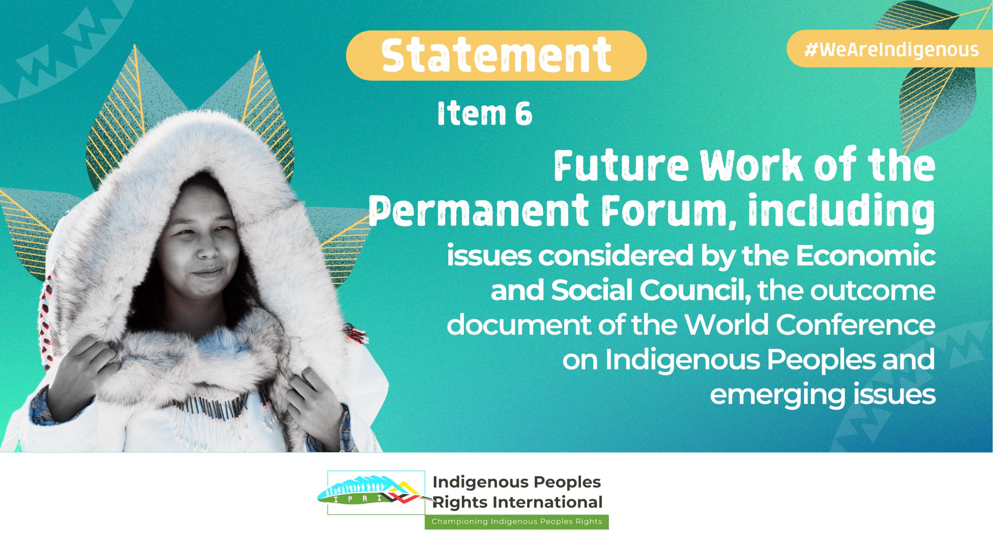 UNPFII, 22nd. Session Item 6. Future work of the Permanent Forum